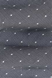 Formal Tie Jacquard Polka Dot Silk, Blue, thumb, 2