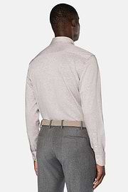 Regular Fit Cotton Jersey Polo Shirt, Beige, hi-res