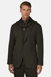 Sweatjacke Madison aus WOOLTECH, Militärgrün, thumb, 1