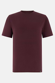 T-Shirt aus elastischer Supima-Baumwolle, Burgundy, thumb, 5