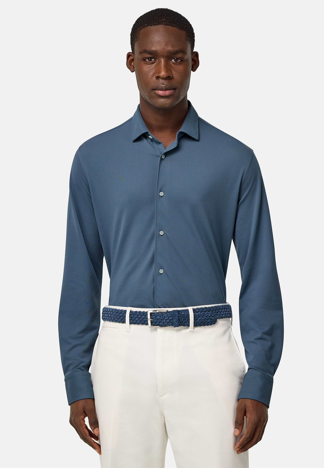Polohemd Aus Leistungsstarkem Pikee S.Cafè®Regular, Air-blau, hi-res
