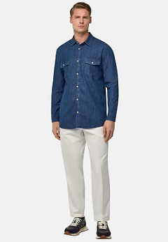 Surchemise En Coton Denim