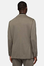 Veste Gris Tourterelle En Nylon Et Laine B Tech, Taupe, hi-res