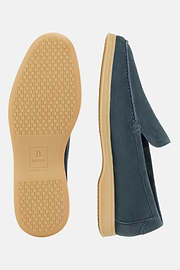 Mocassini Aria In Pelle Scamosciata, Navy, hi-res
