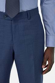 Anzug aus Wollstretch, Blau, hi-res