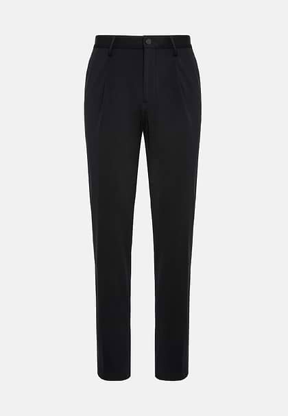 Broek van B-Tech stretch nylon, Black, hi-res