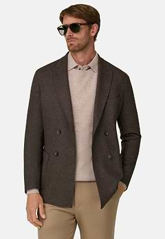 Blazer Double-Breasted Viscose Blend