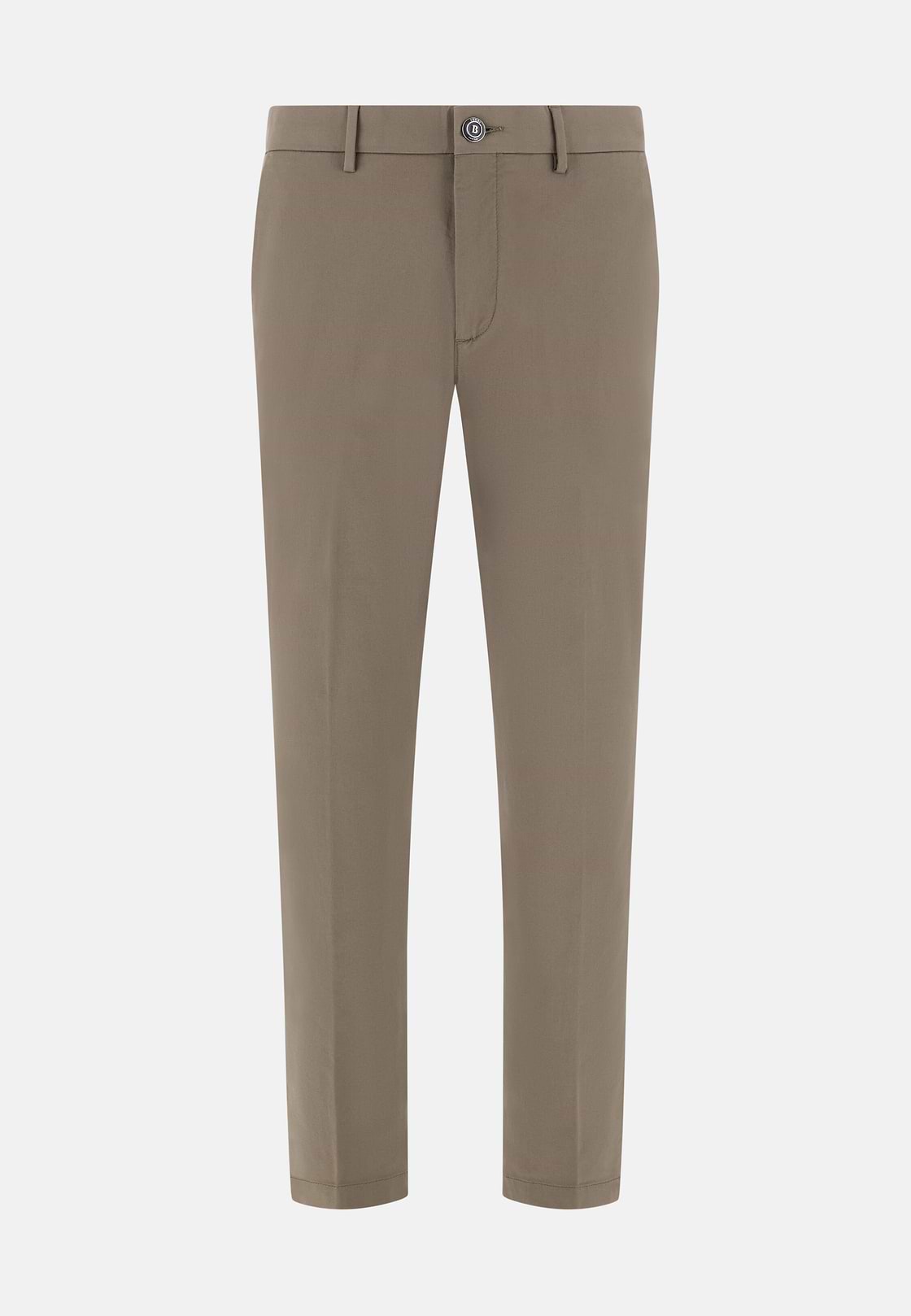 Hose Aus Baumwoll-Stretch, Taupe, hi-res, 5