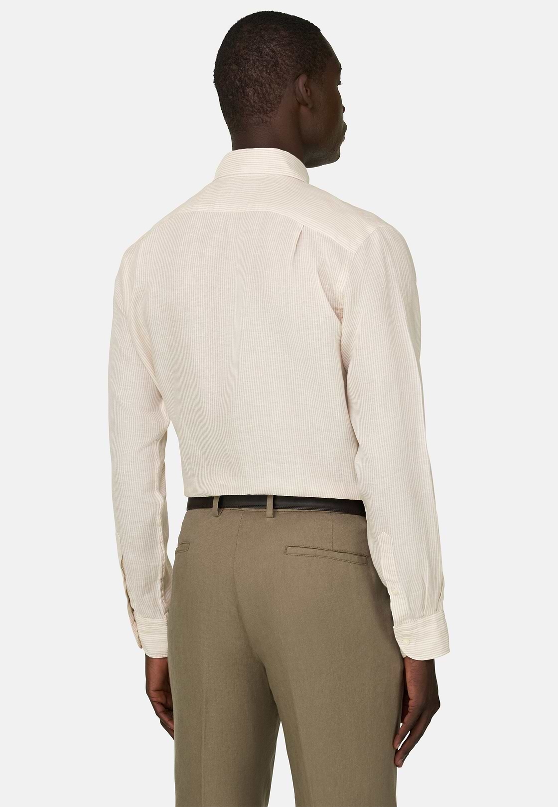 Hemd Aus Leinen Regular Fit, Sand, hi-res, 3