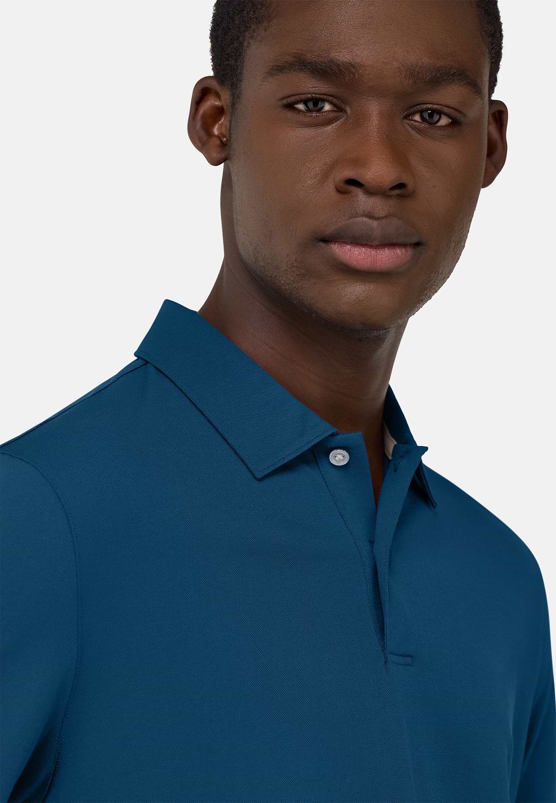 Polo En Piqué Performant S.Cafè®, Bleu, hi-res