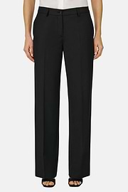 Technical Wool Trousers, Black, thumb, 2