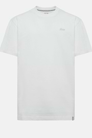 Organic Cotton Blend T-Shirt, White, hi-res