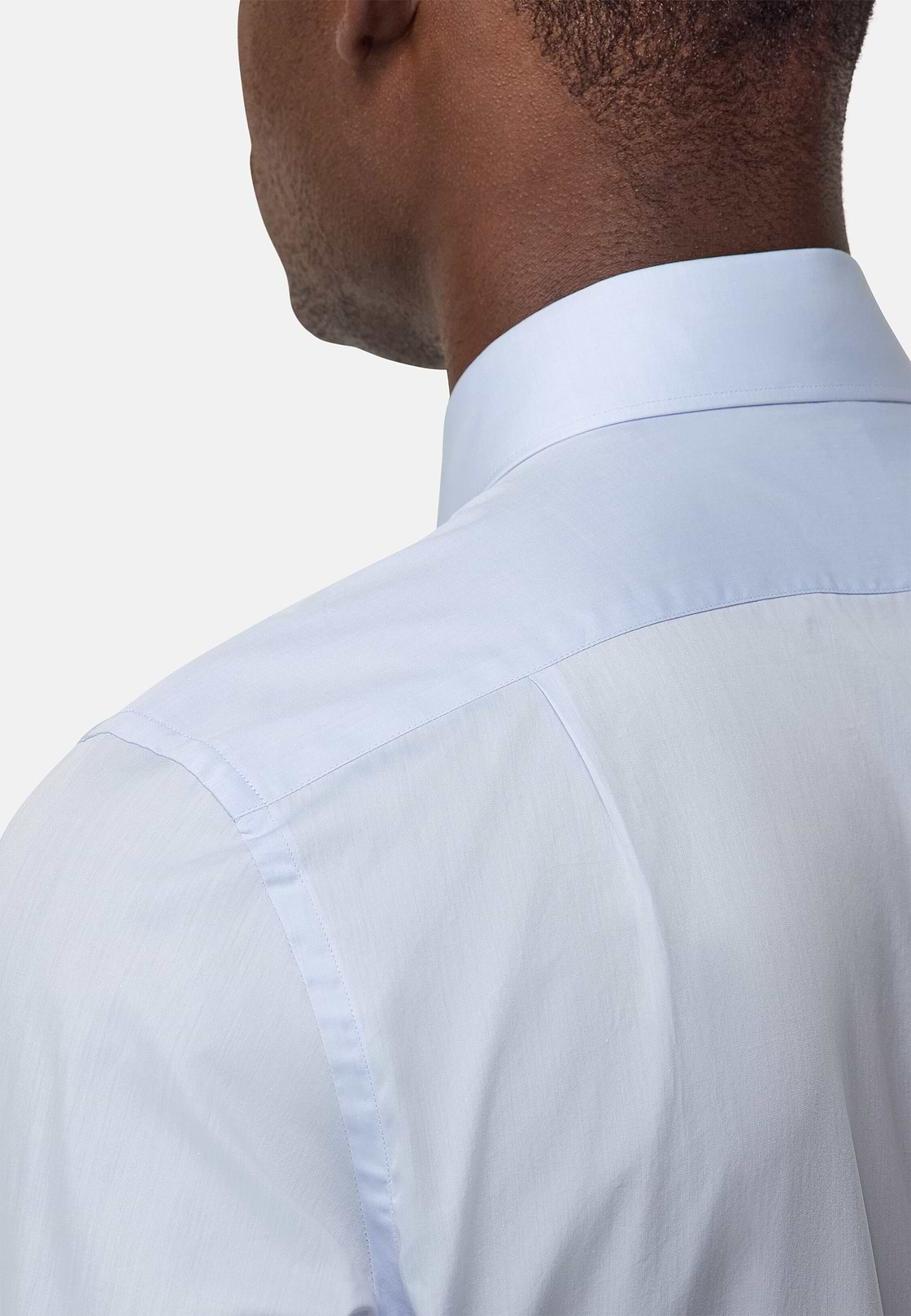 Chemise En Sergé De Coton Regular Fit, Bleu clair, hi-res