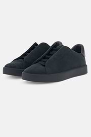 Essence Suede Trainers, Navy blue, thumb, 3