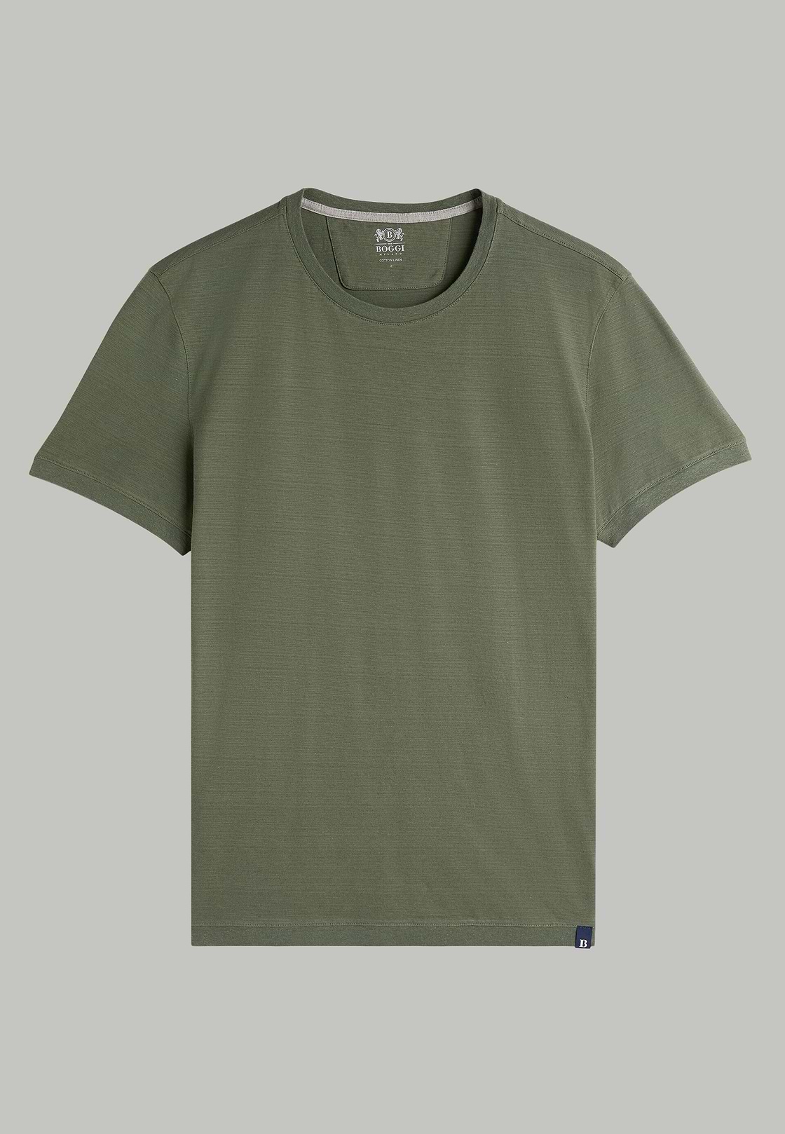 Linen cotton jersey t-shirt, , hi-res, 1