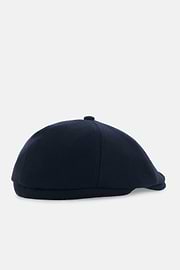 Coppola Cap in Wool Flannel Blend, Navy blue, thumb, 3