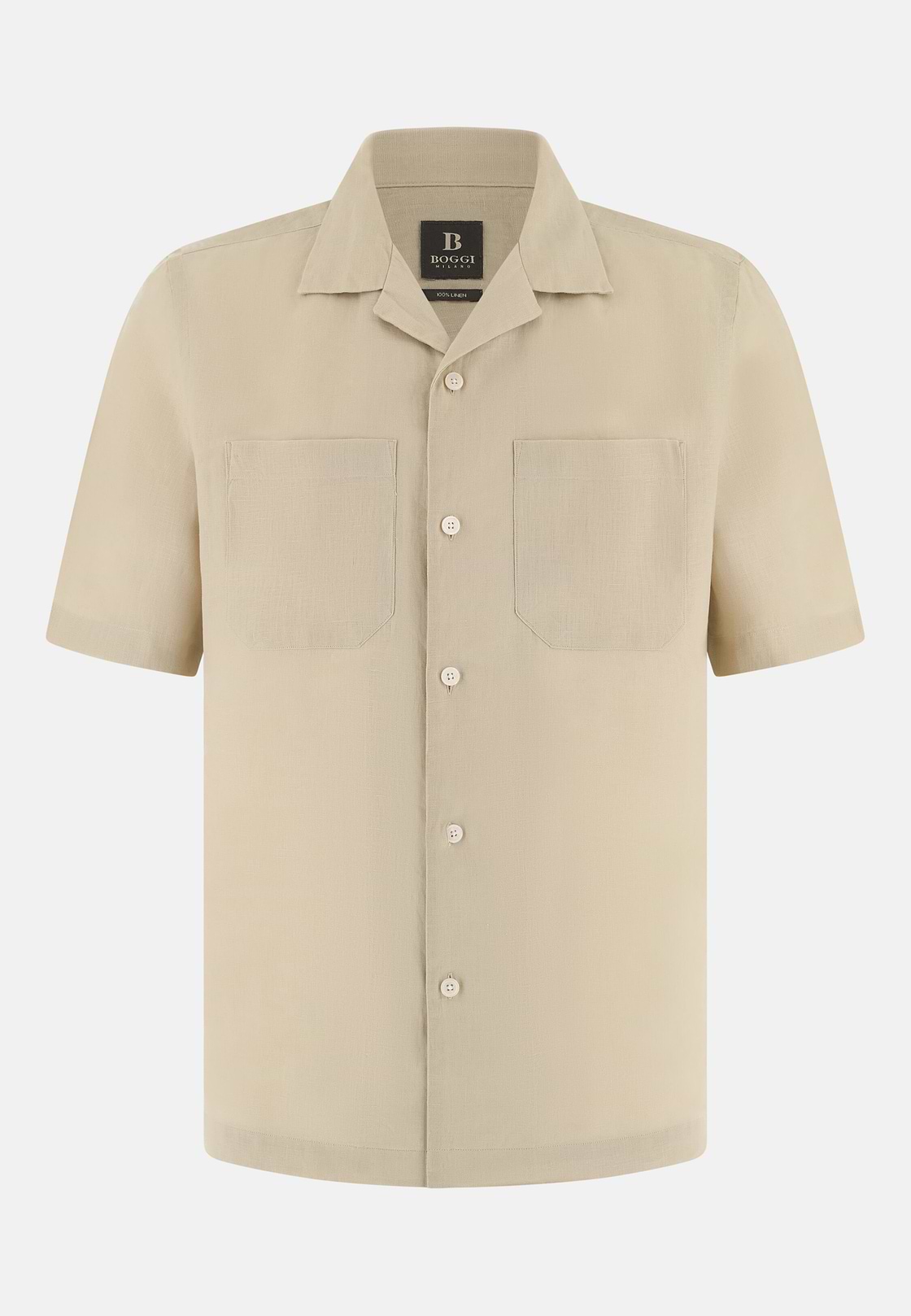 Hemd Aus Leinen Regular Fit, Beige, hi-res, 6