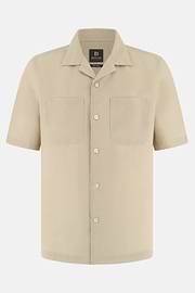 Hemd Aus Leinen Regular Fit, Beige, thumb, 6