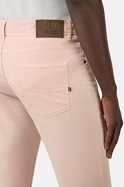 Stretch Cotton/Tencel Jeans, Pink, hi-res
