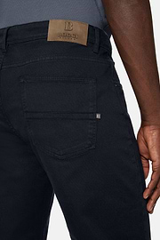Jeans In Cotone Tencel Elasticizzato, Navy, hi-res