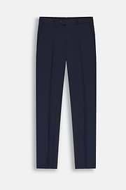 Trousers in Pure Wool Travel, Blue, thumb, 6