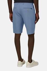Bermudahose Aus Elastischem Tencel, Air-blau, thumb, 3