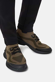 Sneakers Willow Verdi In Filato Riciclato, Militare, hi-res