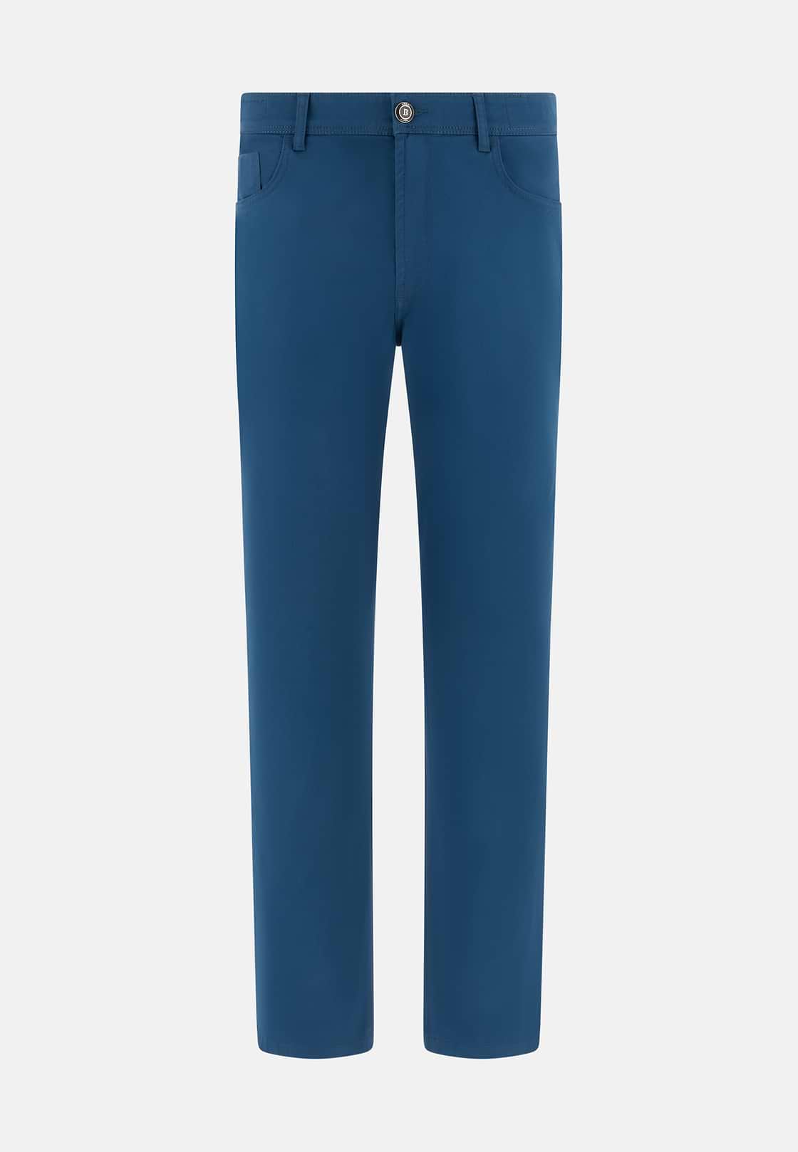 Cotton Tencel 5 Pockets, Air-blue, hi-res, 5