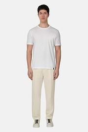 Solid Linen Pince Pants, Sand, thumb, 3