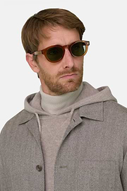 Giacca Camicia Resca in Lana, Taupe, thumb, 3