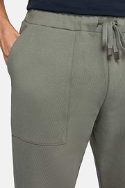 Cotton Trousers, Green, hi-res