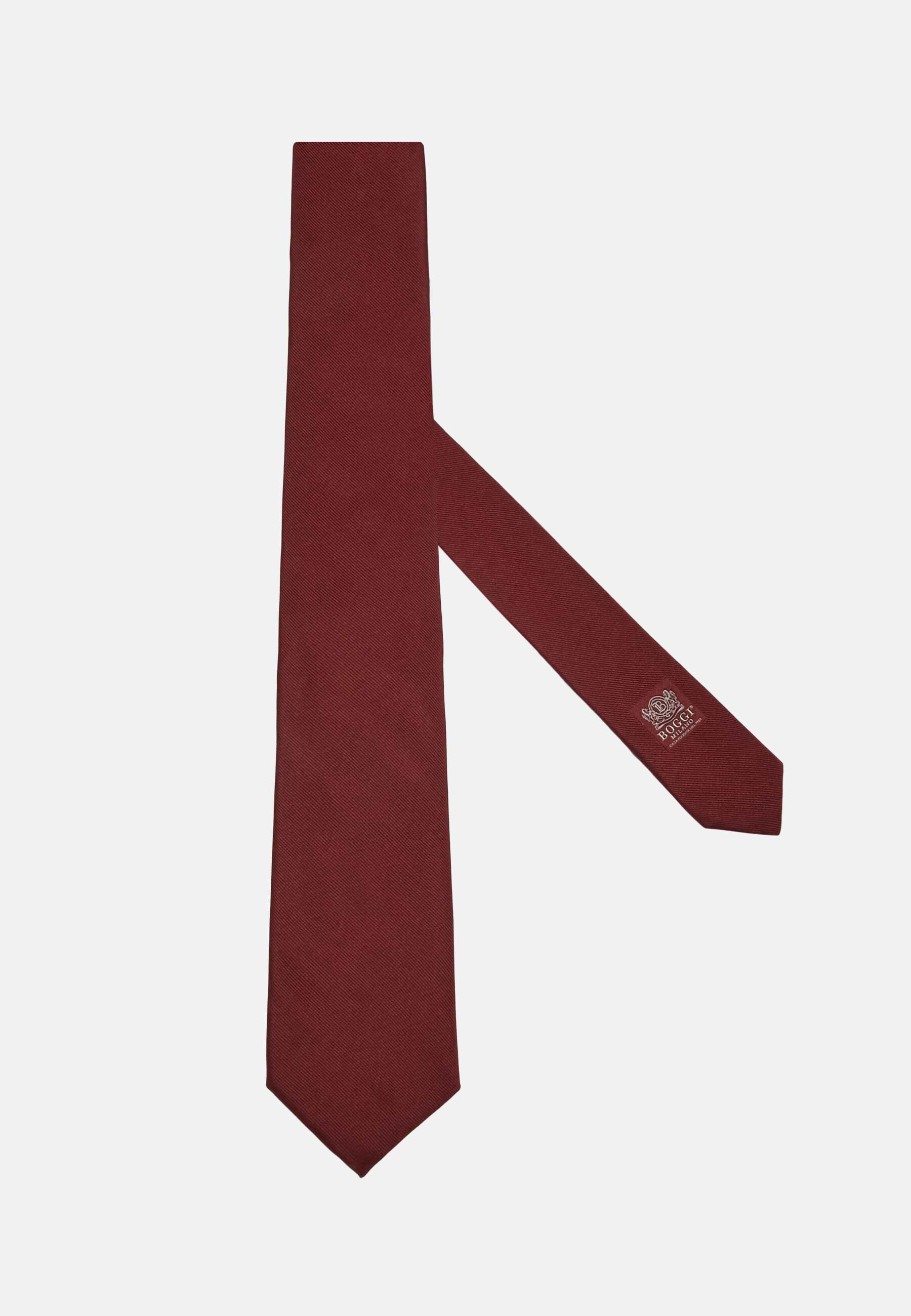 BOGGI MILANO ネクタイ Men's Silk Tie, Burgundy | Boggi Milano
