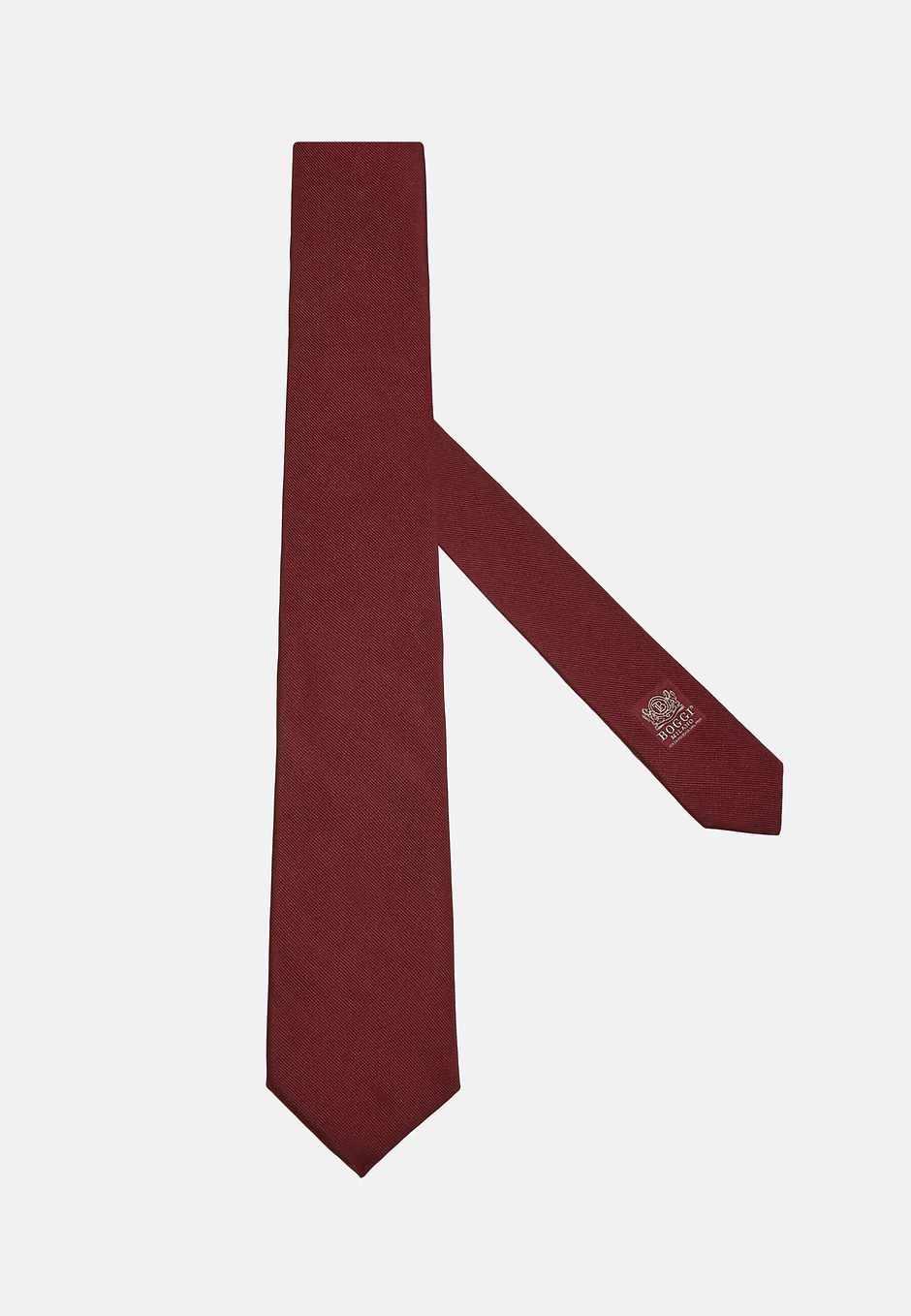 Silk Tie, Burgundy, hi-res