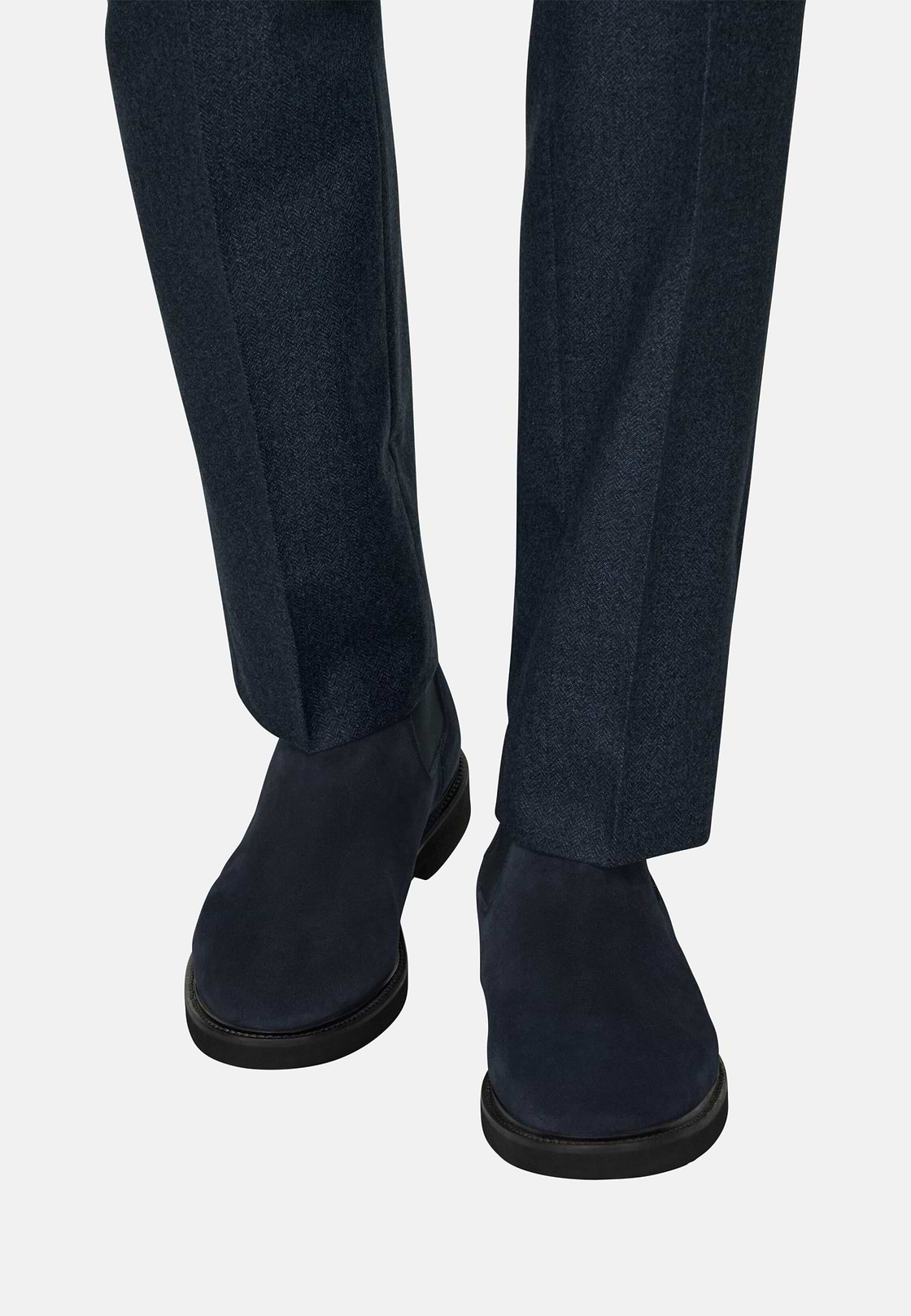 Suede Ankle Boots, Navy blue, hi-res, 2