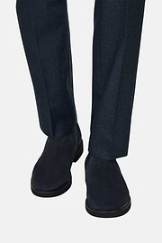 Suede Ankle Boots, Navy blue, thumb, 2