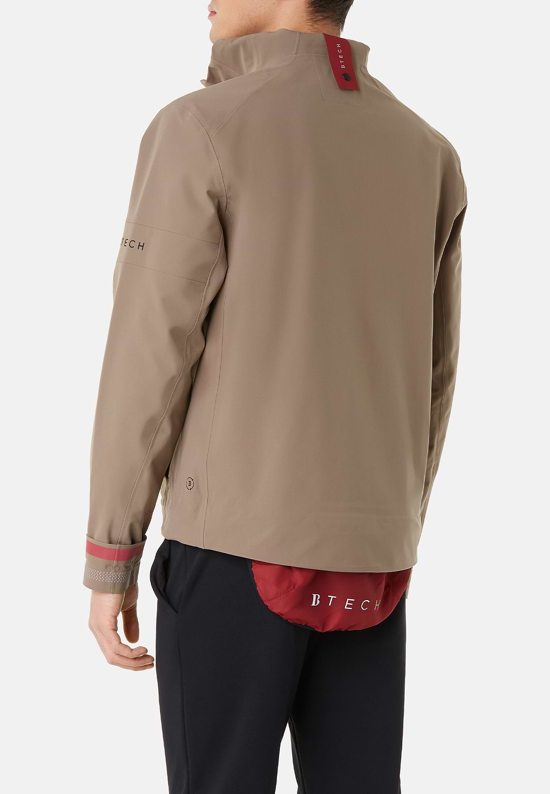 Windbreaker jacket in recycled technical fabric B Tech, , hi-res, 4