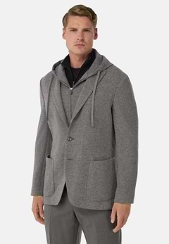 Madison Sweatshirt Jacket in Wool and Cashmere