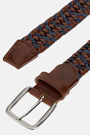 Ceinture tressée Extensible, Marron, hi-res
