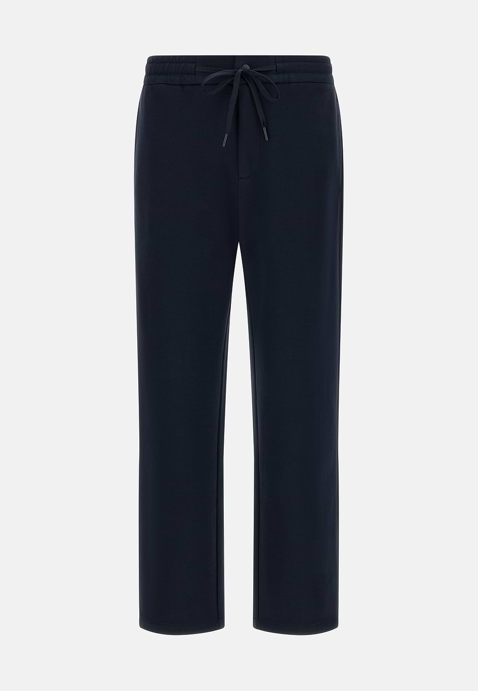 Cotton Blend Trousers, Navy blue, hi-res