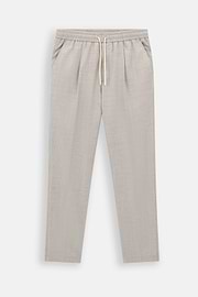 Hose City aus melierter Wollflanell, Sand, thumb, 6