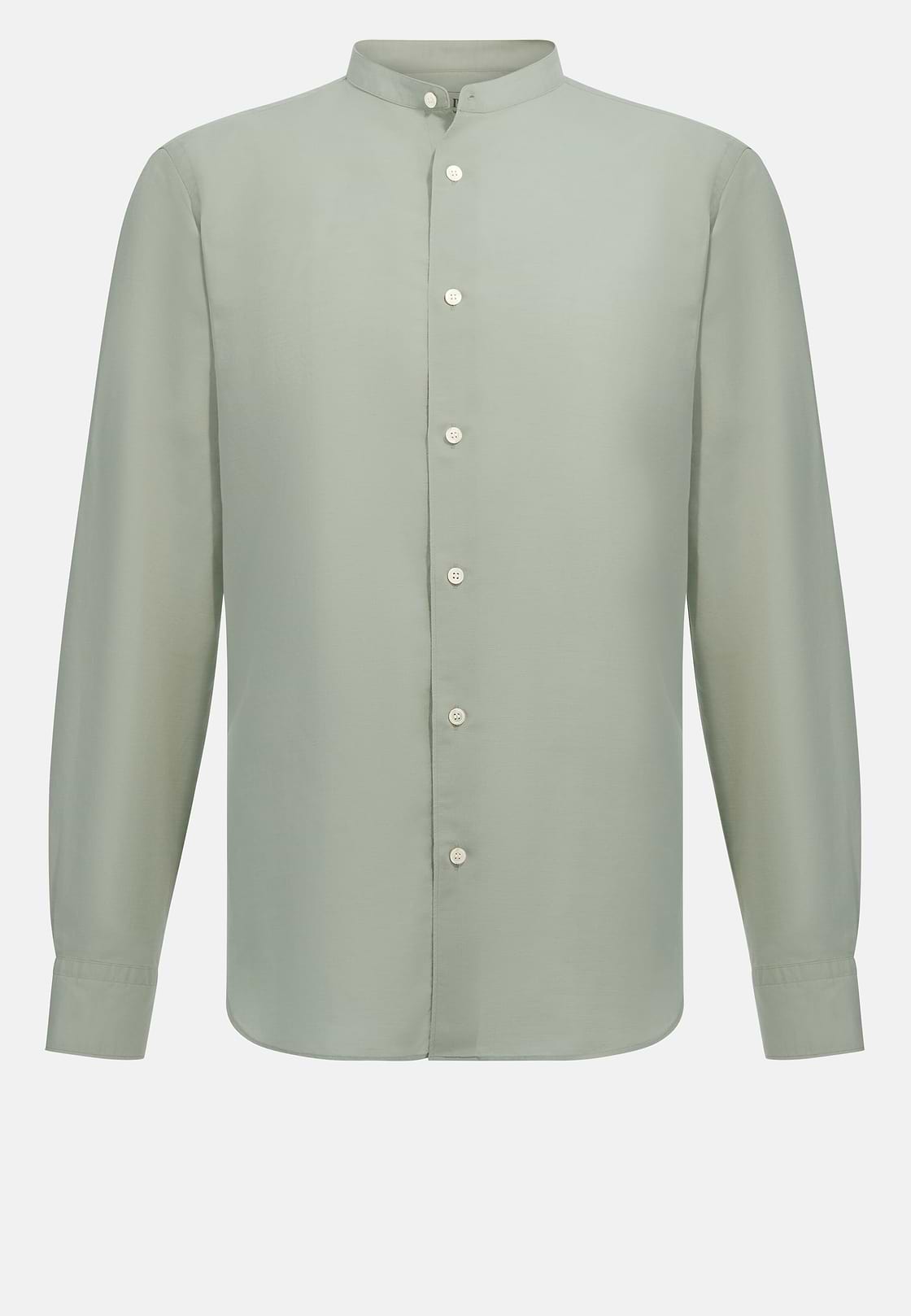 Regular Fit Tencel Linen Shirt, Green, hi-res