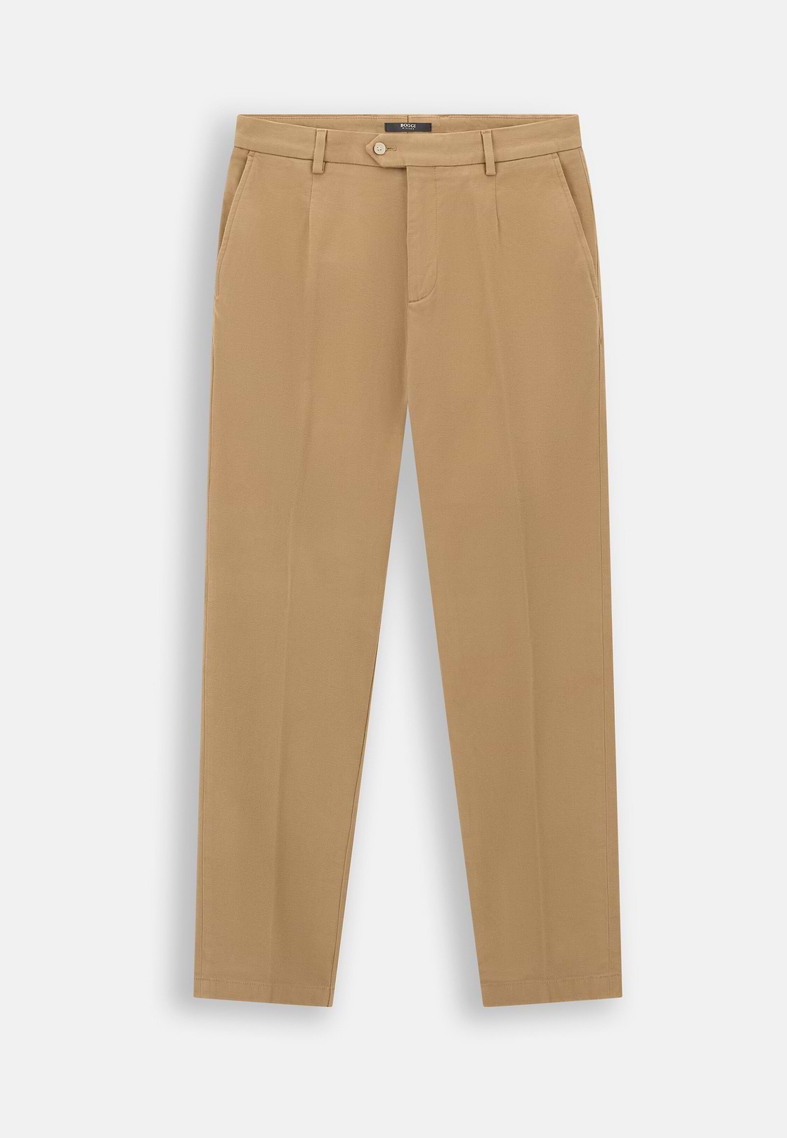 Pantalon en Coton Extensible, Biscuit, hi-res, 6