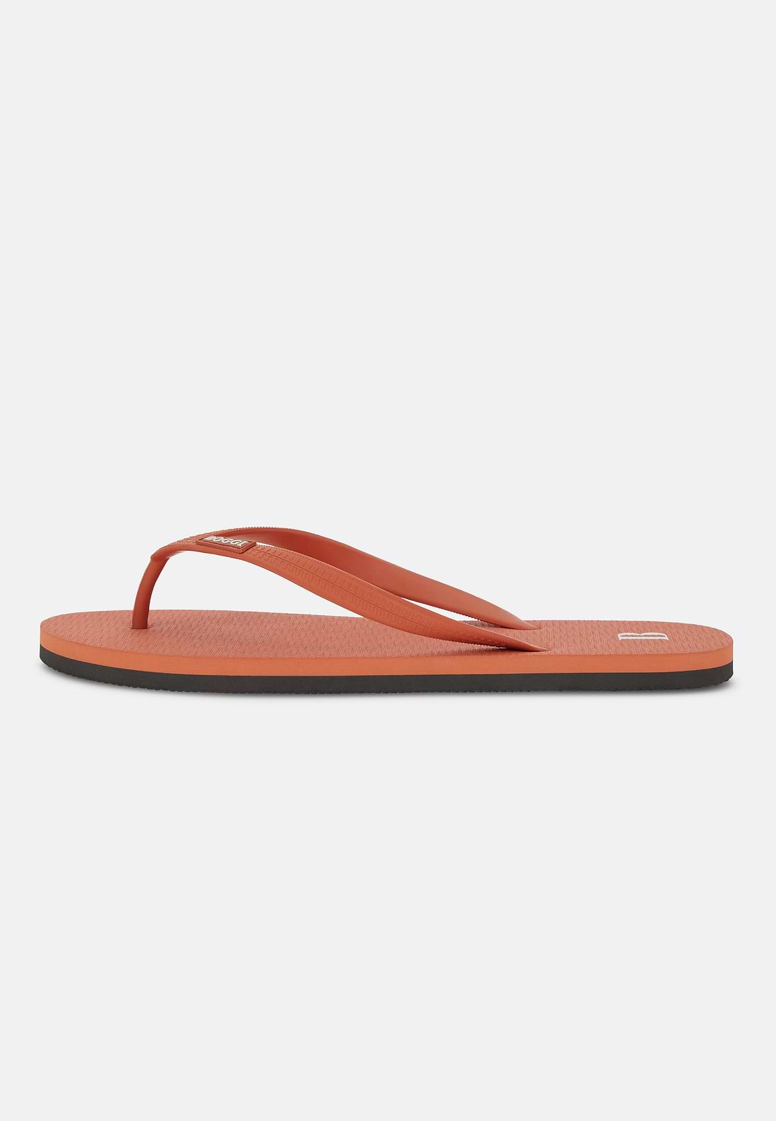 Rubber Flip-Flops, Orange, hi-res