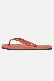 Rubber Flip-Flops, Orange, hi-res