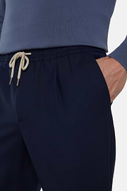 Wool City Trousers, Blue, hi-res