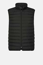 Gilet En Tissu Recyclé En Duvet D'Oie, Noir, hi-res