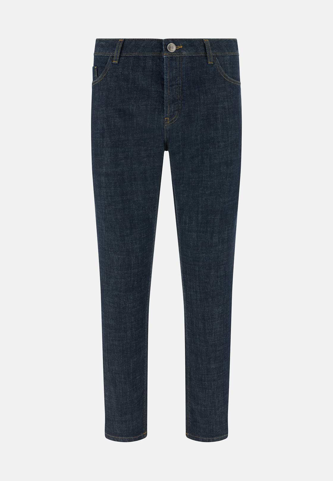 Granatowe jeansy ze stretchem, Dark Blue, hi-res, 5