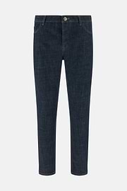 Granatowe jeansy ze stretchem, Dark Blue, thumb, 5