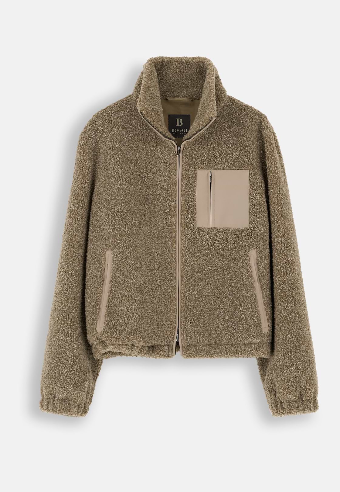 Teddy Bomber Full-Zip, Beige, hi-res, 5