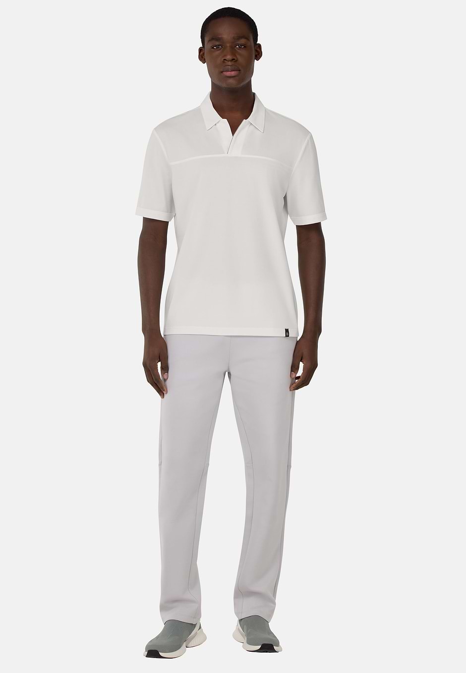 Cool Jade-Fresh Piqué Polo Shirt, White, hi-res